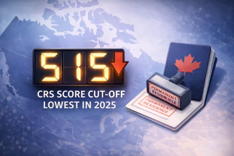 BREAKING: CRS Hits 2025 Low of 515 in Surprise Express Entry Draw (5,000 Invites)