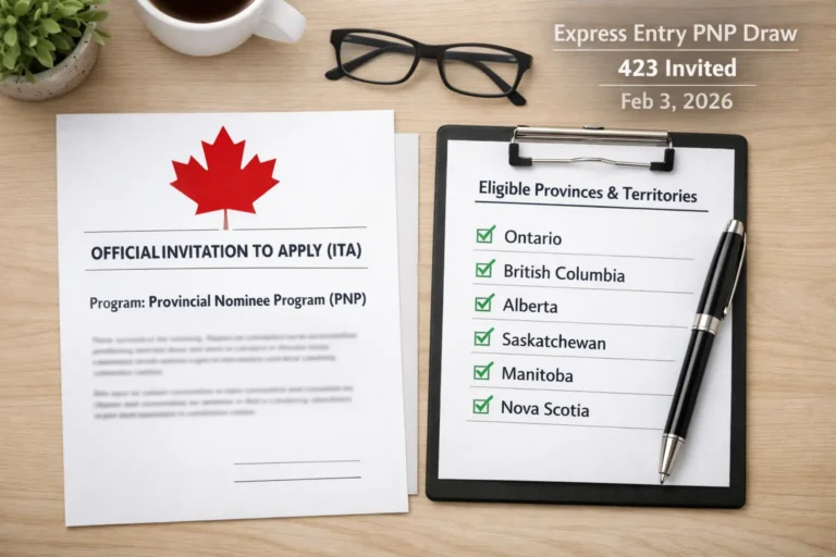 Express Entry Alert: Canada Issues 423 Invitations in First February 2026 Draw