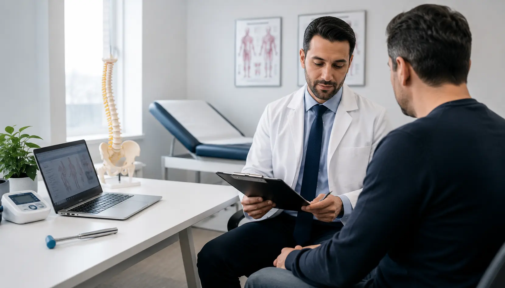 Personal injury claimant attending an independent medical examination in Ontario