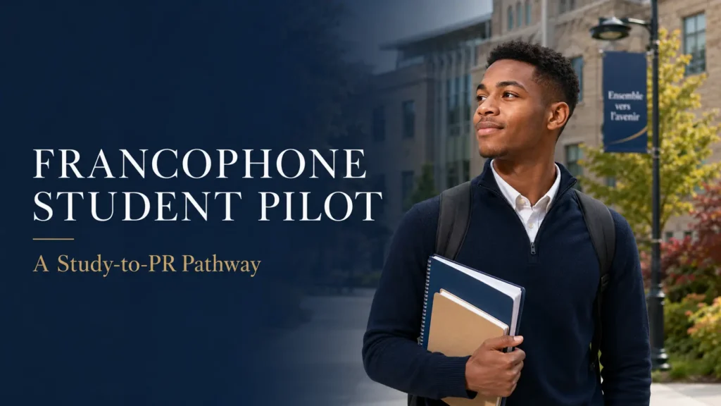Francophone international student learning about Canada’s Francophone Minority Communities Student Pilot